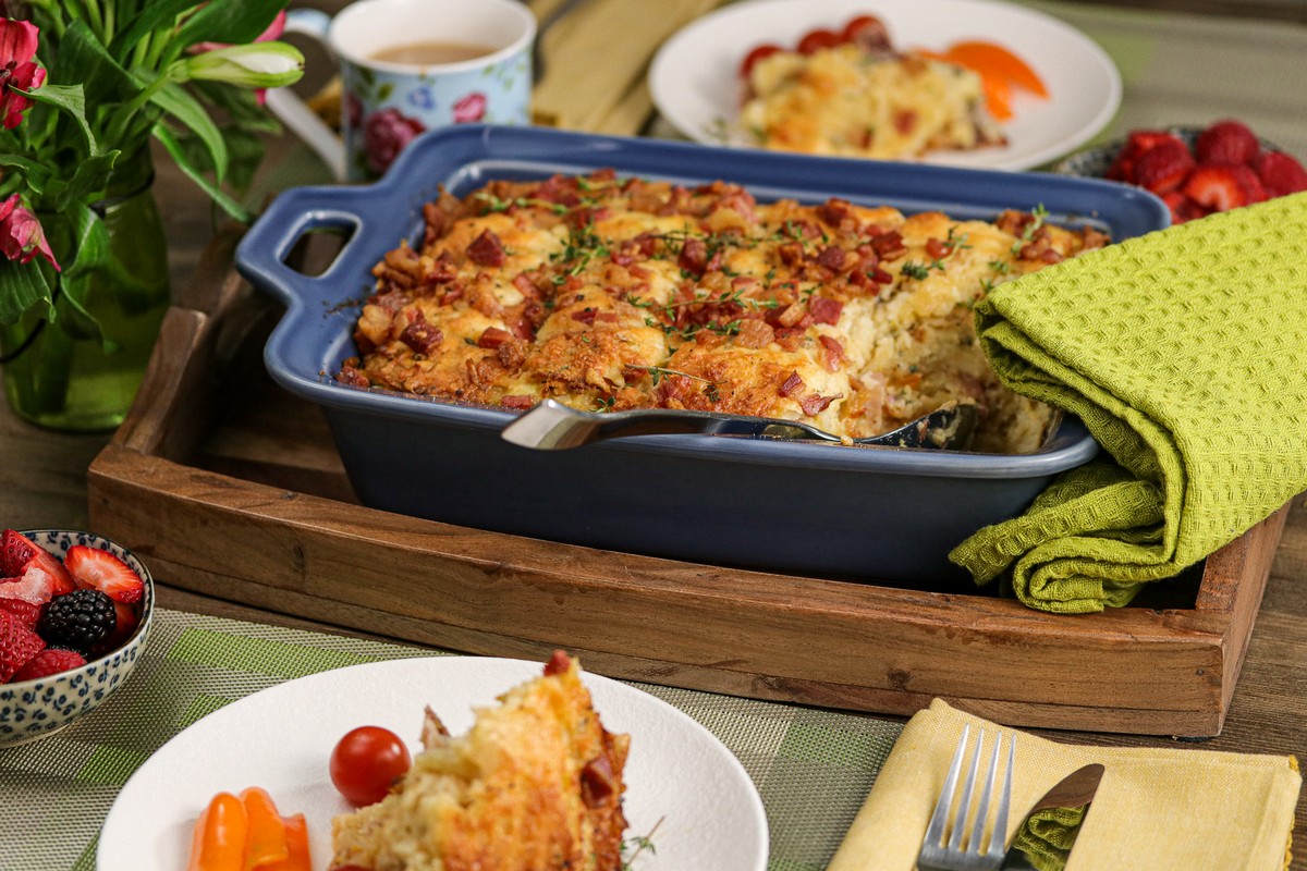 GlutenFree Pancetta Crêpe Bake